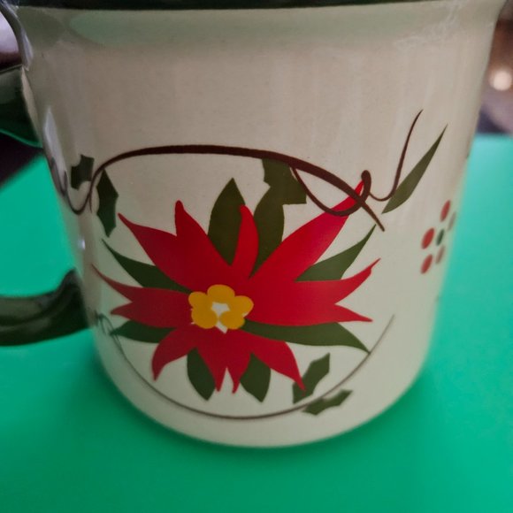 temtations holiday coffee tea hot chocolate mug with cardinals new w/box - Picture 4 of 8